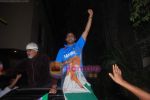 Abhishek Bachchan celebrates India_s victory in Juhu, Mumbai on 2nd April 2011 (13).JPG